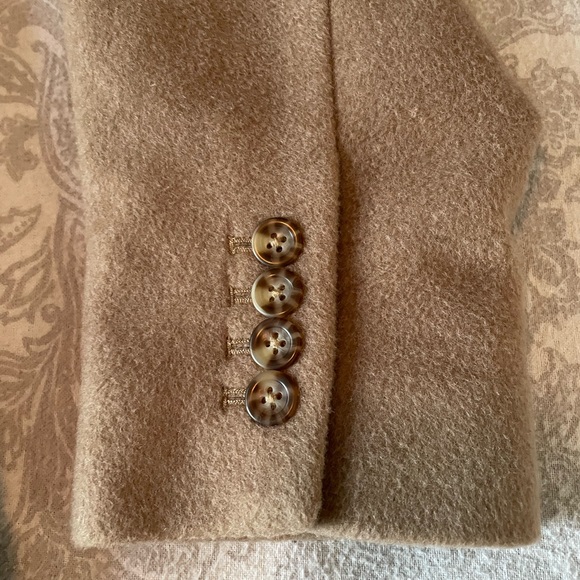 Abercrombie & Fitch Elevated Dad Coat petite M NWT Camel Coat - Picture 6 of 6